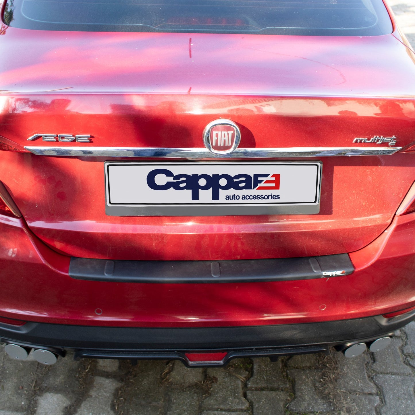 Fiat Egea 2015- Yılı ve Sonrası Uyumlu Arka Tampon Eşiği Mat