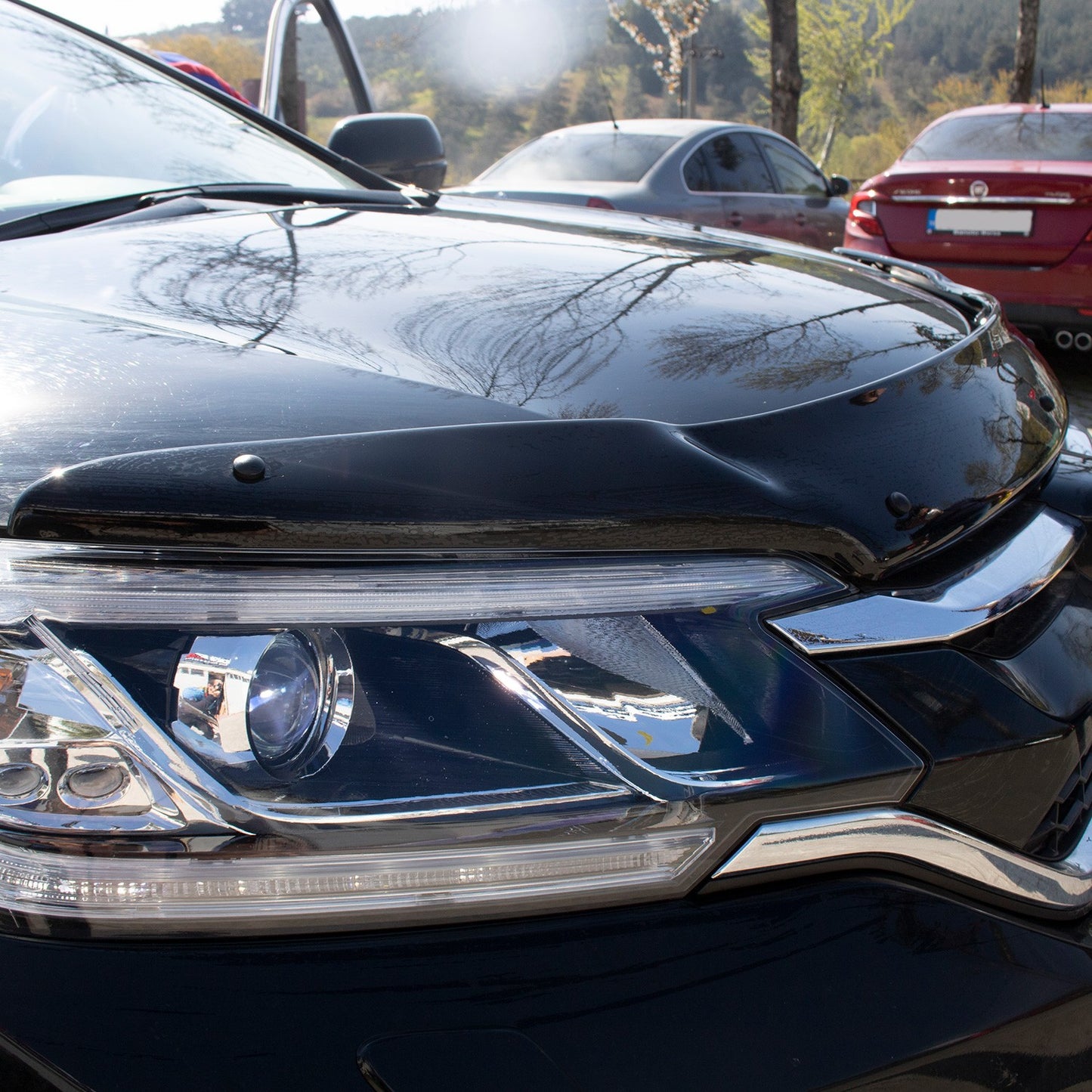 Honda CR-V 2013-2018 Yıl Aralığı Uyumlu Kaput Rüzgarlık 3mm