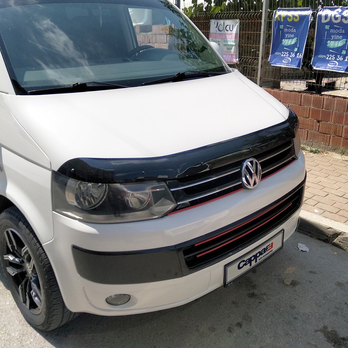 Volkswagen Transporter T5 2009-2014 Yıl Aralığı Uyumlu Kaput Rüzgarlığı 3mm