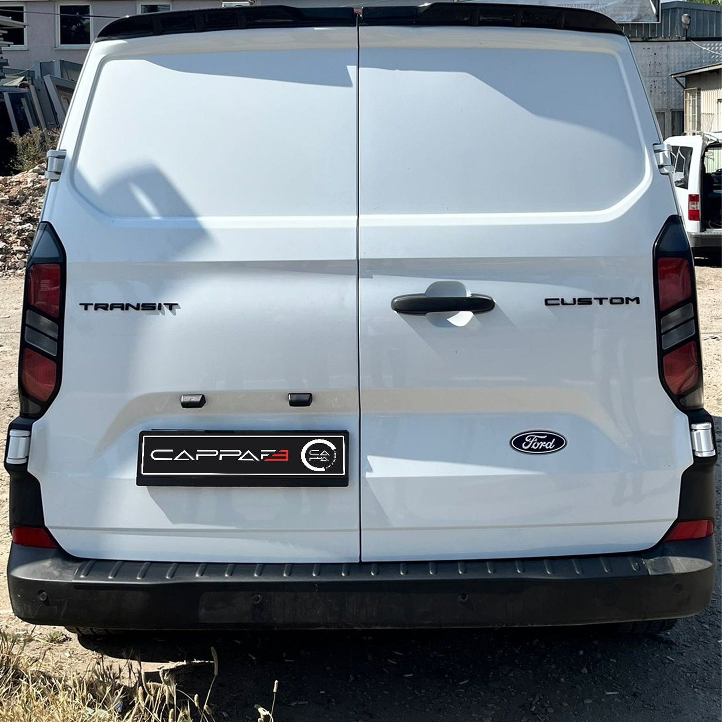Ford Custom 2023- Yılı ve Sonrası Uyumlu Arka Tampon Eşiği Mat