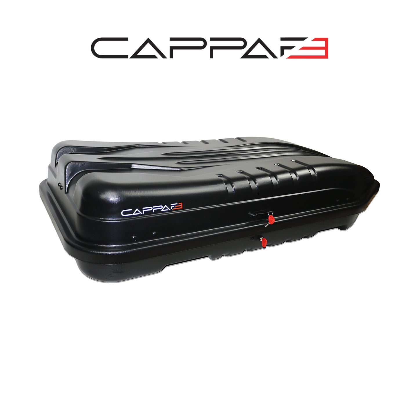 Universal Capbox Araç Üzeri Port Bagaj Bavul 450 Litre Çift Açılır Siyah Mat