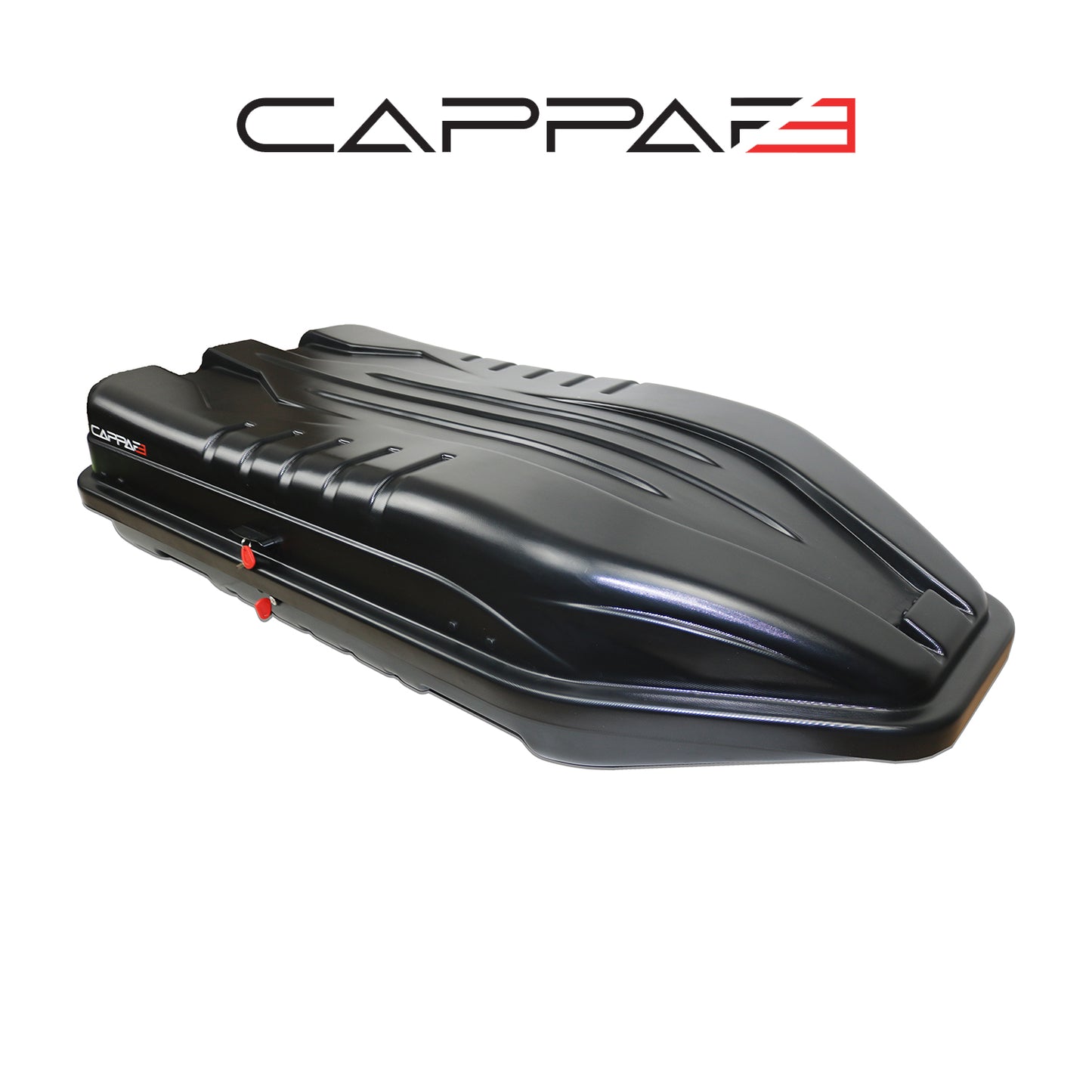 Universal Capbox Araç Üzeri Port Bagaj Bavul 450 Litre Çift Açılır Siyah Mat