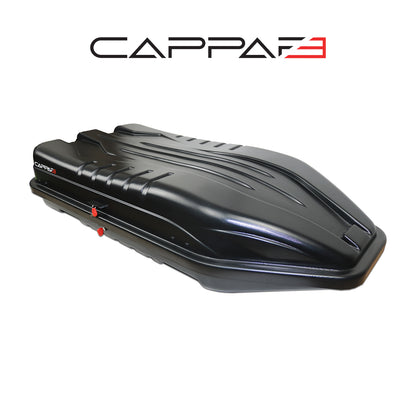 Universal Capbox Araç Üzeri Port Bagaj Bavul 450 Litre Çift Açılır Siyah Mat