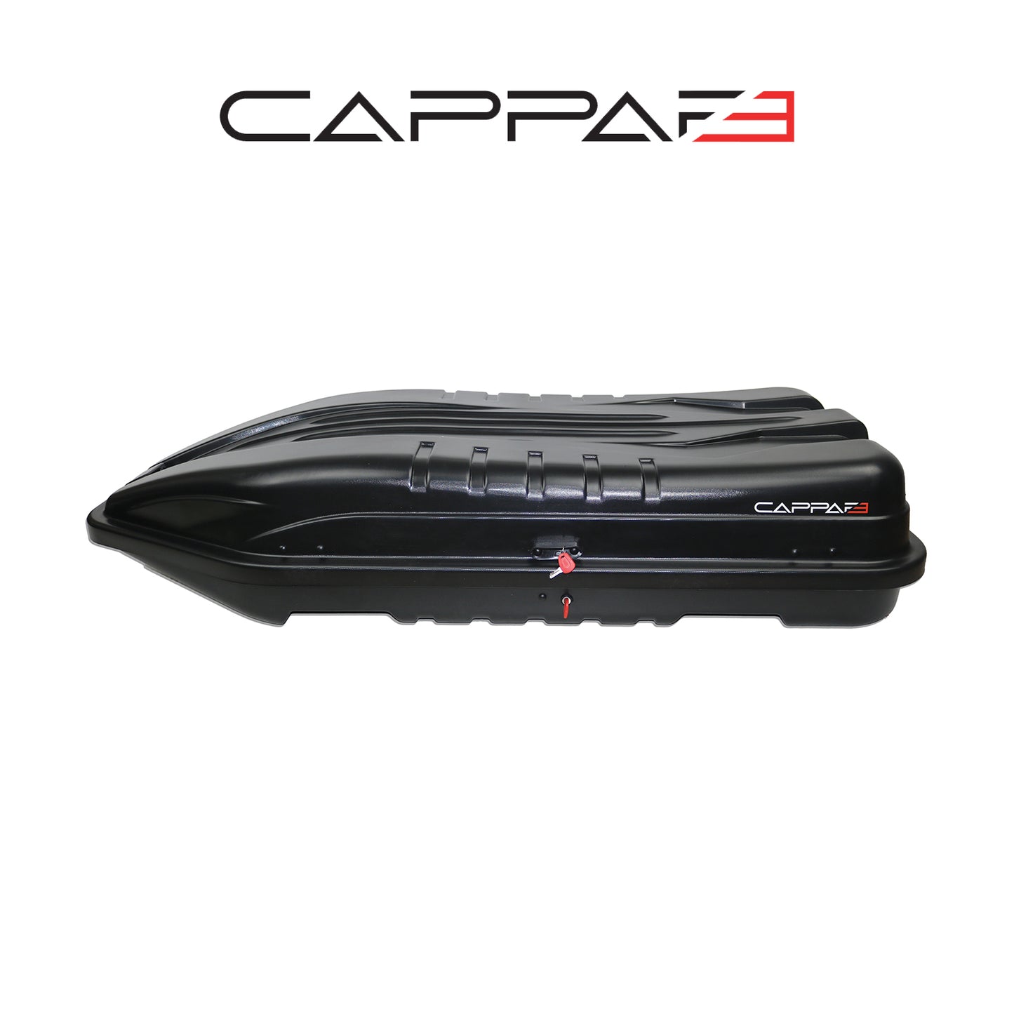 Universal Capbox Araç Üzeri Port Bagaj Bavul 450 Litre Çift Açılır Siyah Mat