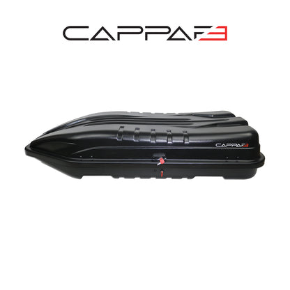 Universal Capbox Araç Üzeri Port Bagaj Bavul 450 Litre Çift Açılır Siyah Mat