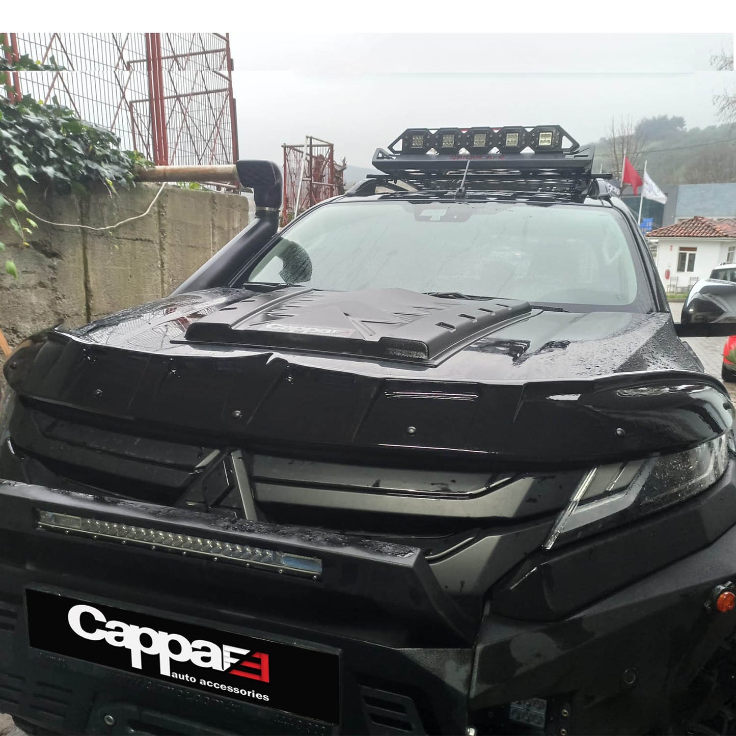 Mitsubishi L200 2019- Yılı ve Sonrası Uyumlu Yarasa Kaput Rüzgarlığı