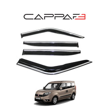 Fiat Doblo 2015-2022 Yıl Aralığı Uyumlu Cam Rüzgarlığı Kromlu 4 Parça