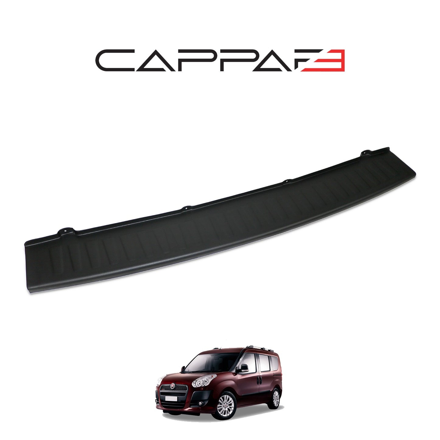 Fiat Doblo 2010-2023 Yıl Aralığı Uyumlu Arka Tampon Eşiği Mat