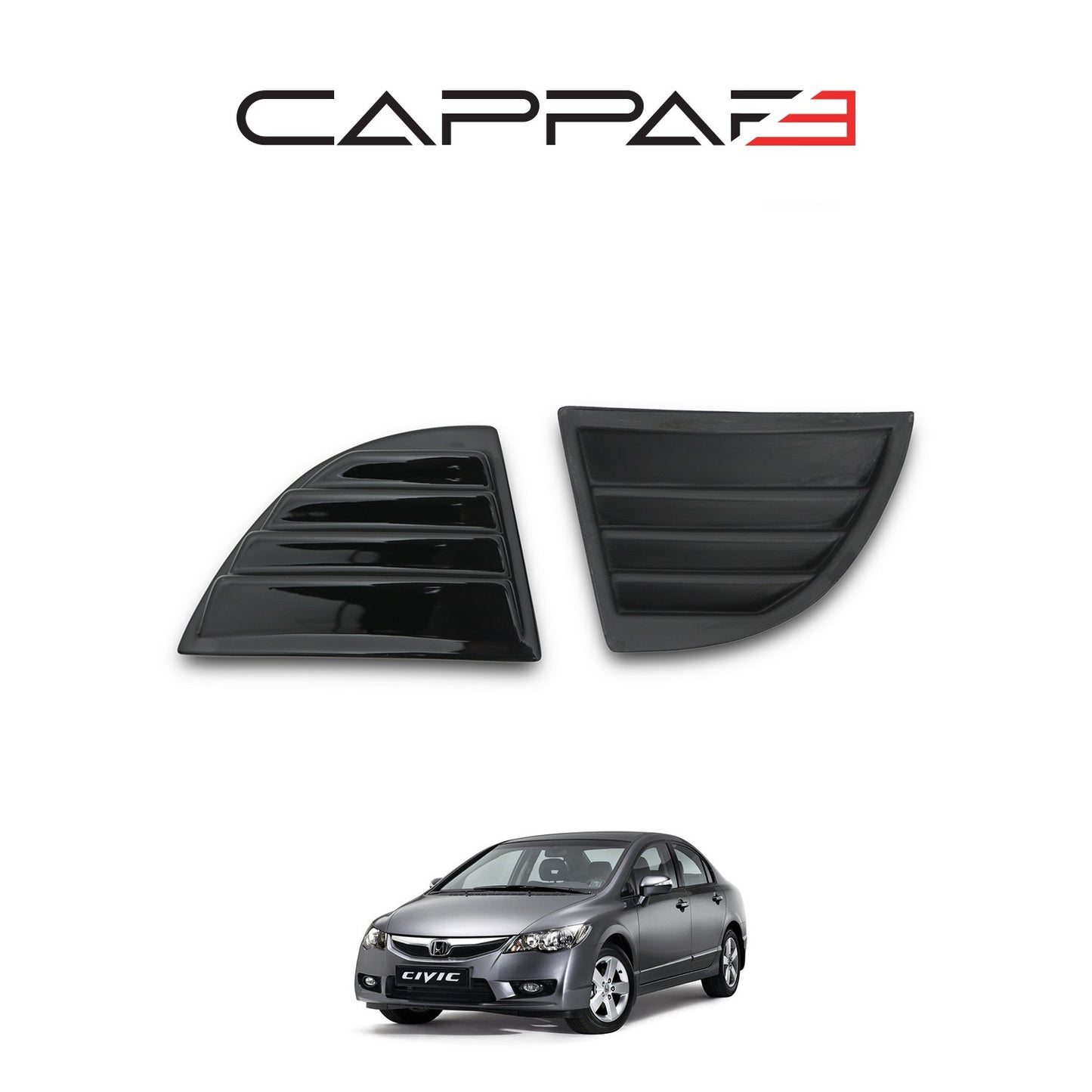 Honda Civic 2006-2012 Yıl Aralığı Uyumlu Kelebek Cam Aksesuarı