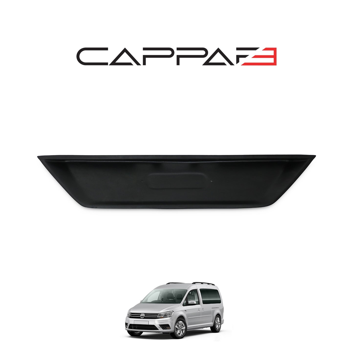 Volkswagen Caddy 2015-2020 Yıl Aralığı Uyumlu Arka Plaka Yeri Kaplama