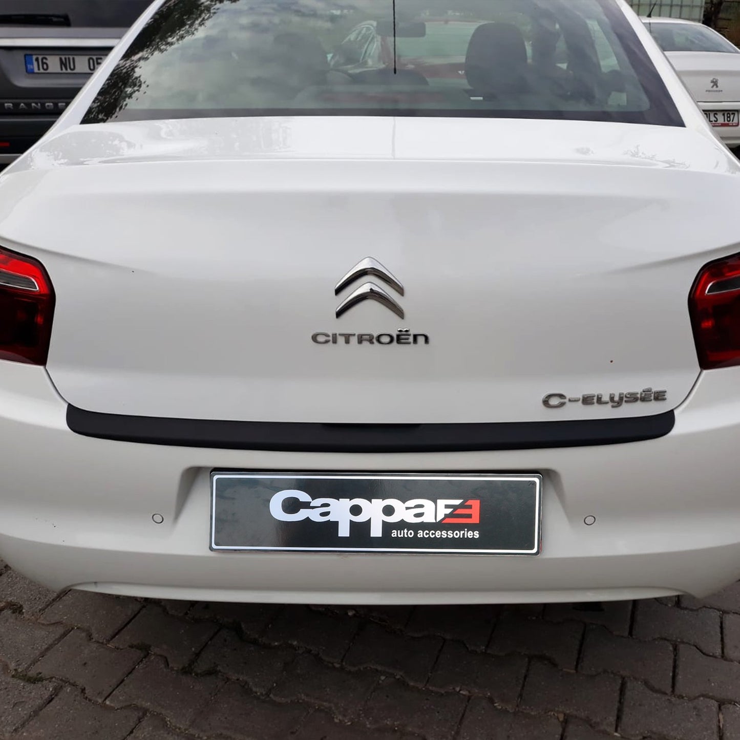 Citreon C-Elysee 2013- Yılı ve Sonrası Uyumlu Arka Tampon Eşiği Mat