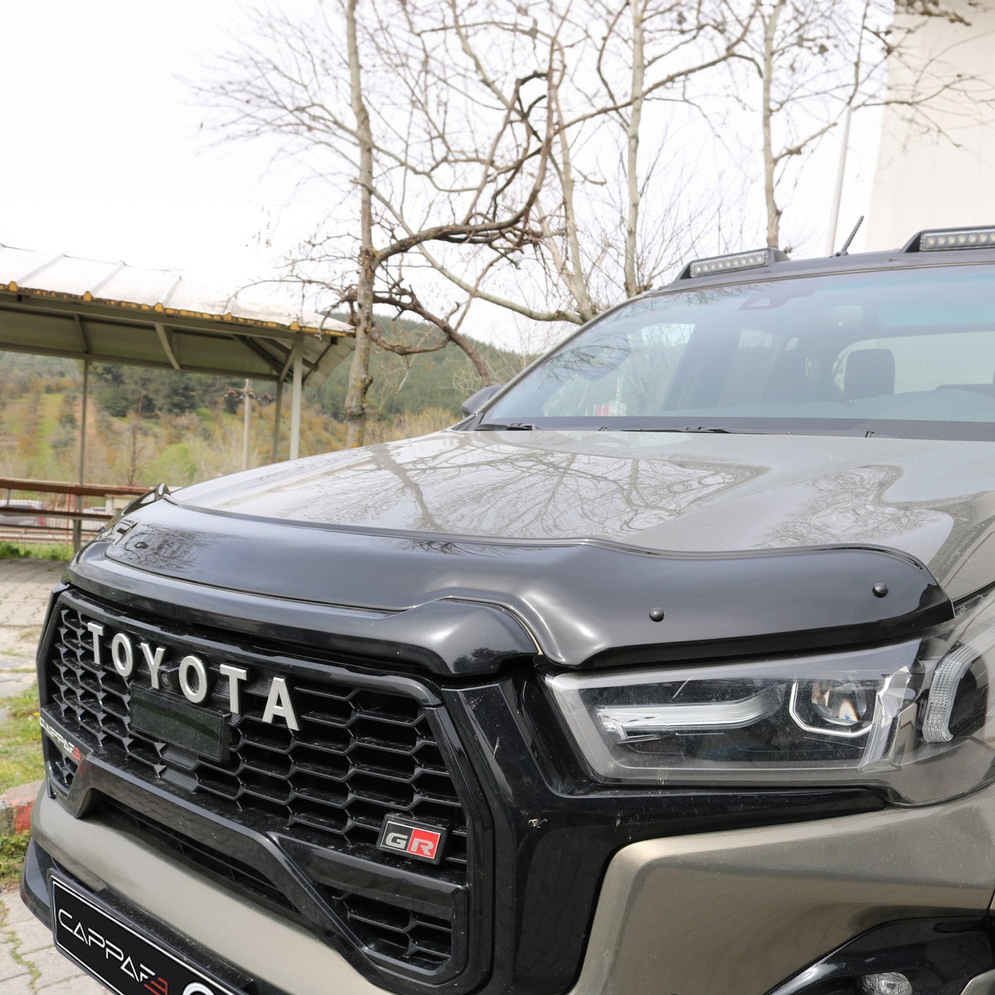 Toyota Hilux 2021- Yılı ve Sonrası Uyumlu Kaput Rüzgarlığı 4mm