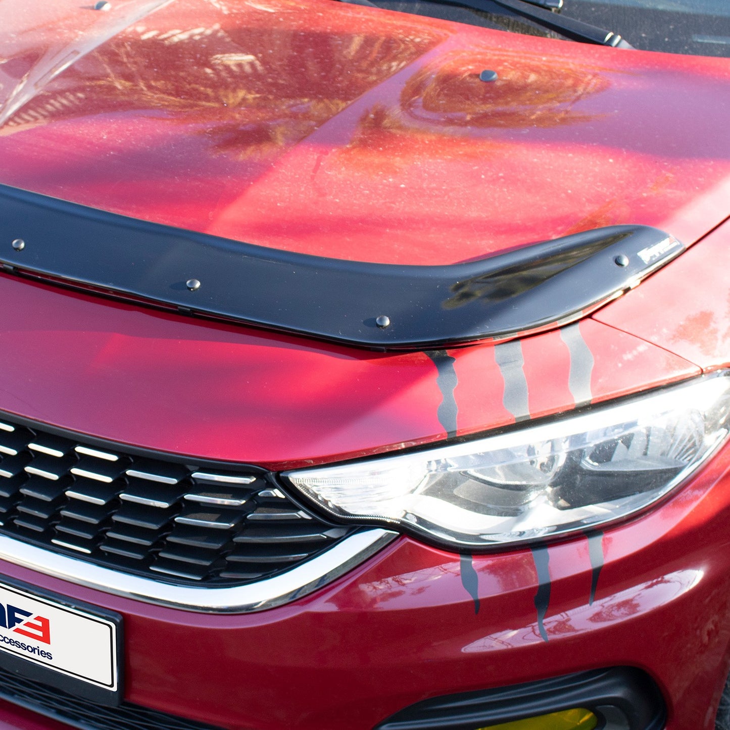 Fiat Egea 2015- Yılı ve Sonrası Uyumlu Kaput Rüzgarlığı 4mm