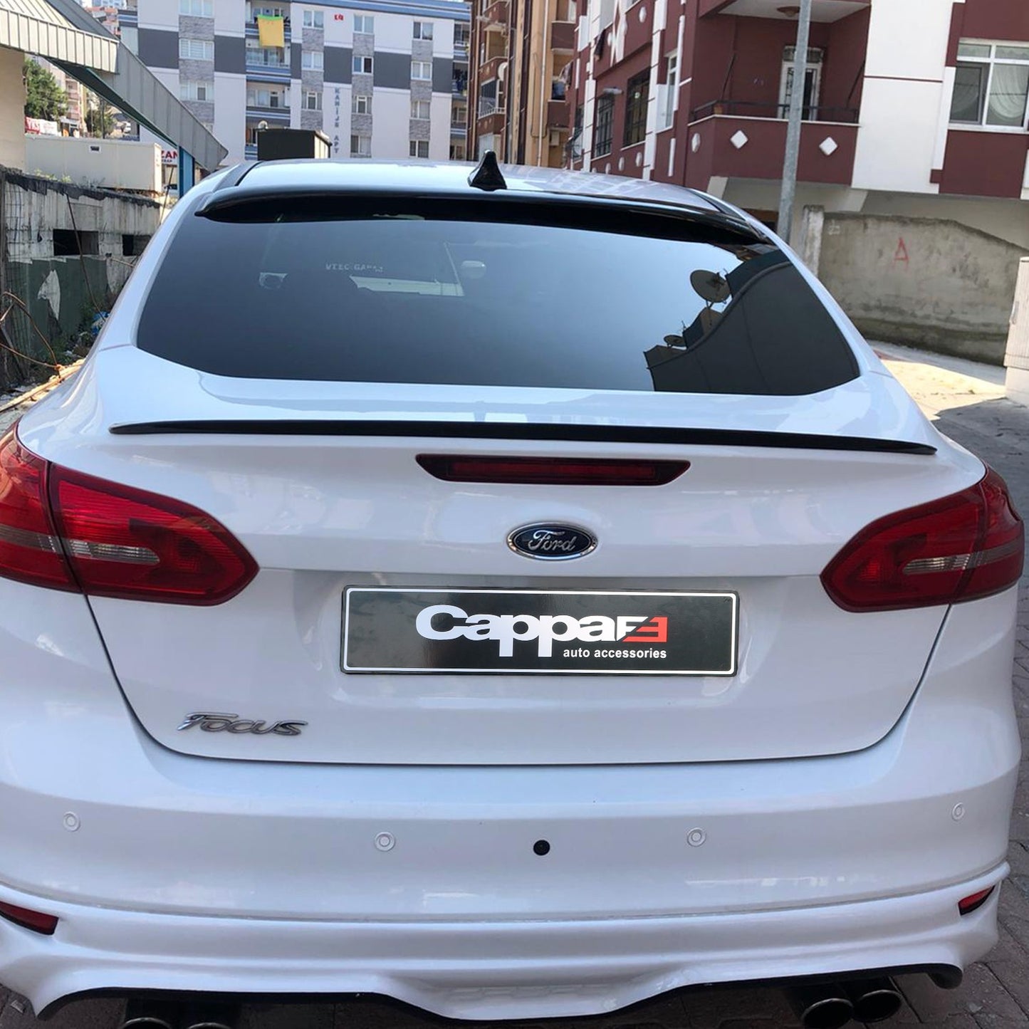 Ford Focus 2011-2018 Yıl Aralığı Uyumlu Arka Cam Spoyler
