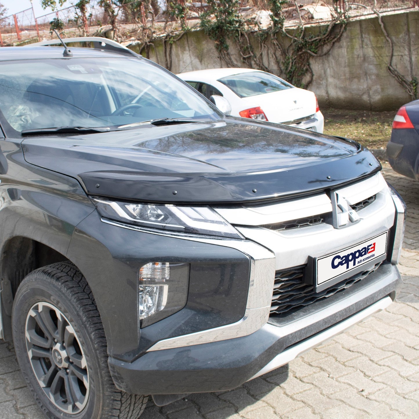 Mitsubishi L200 2019- Yılı ve Sonrası Uyumlu Kaput Rüzgarlığı 4mm