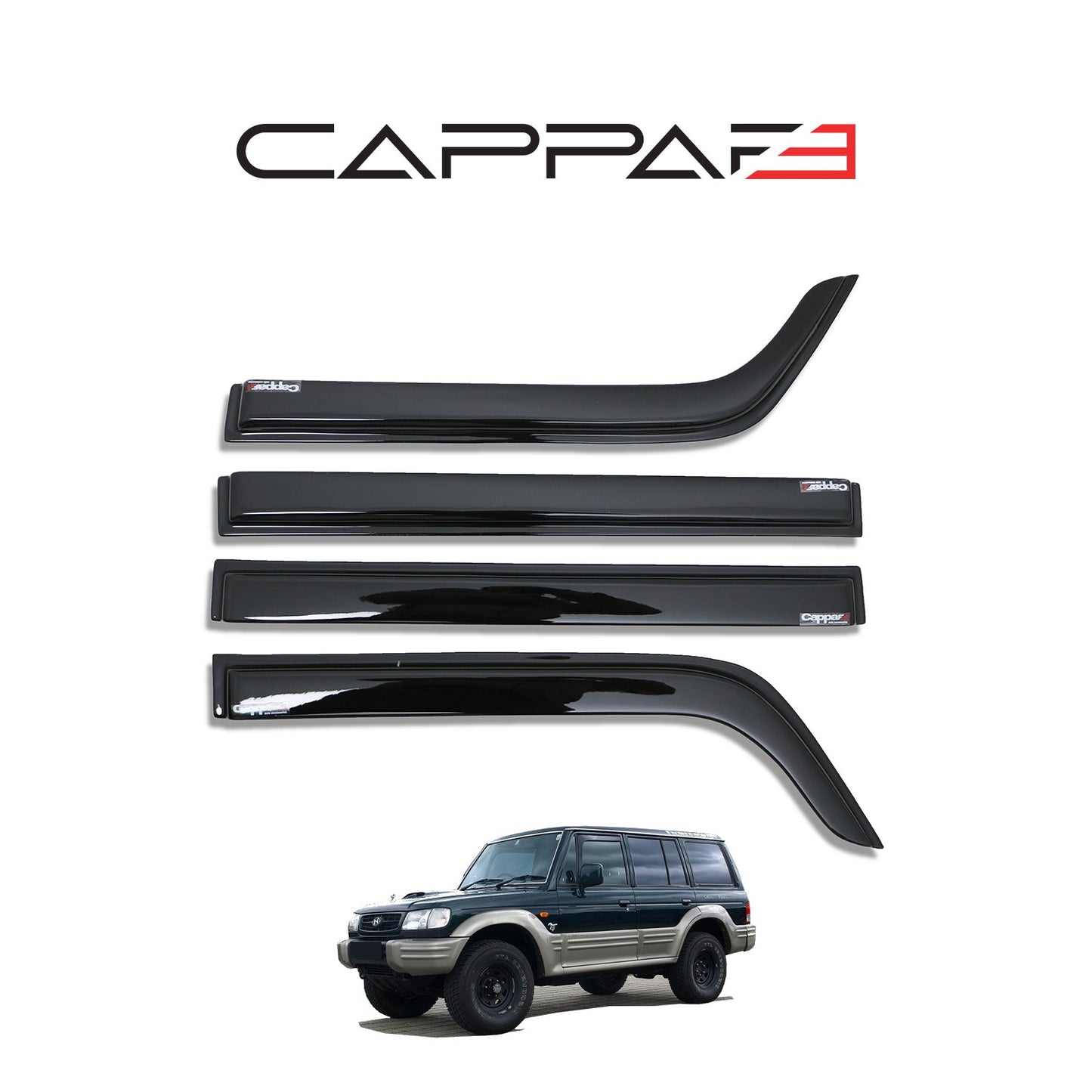 Hyundai Galloper 1997-2003 Yıl Aralığı Yan Cam Rüzgarlık 4 Prç.