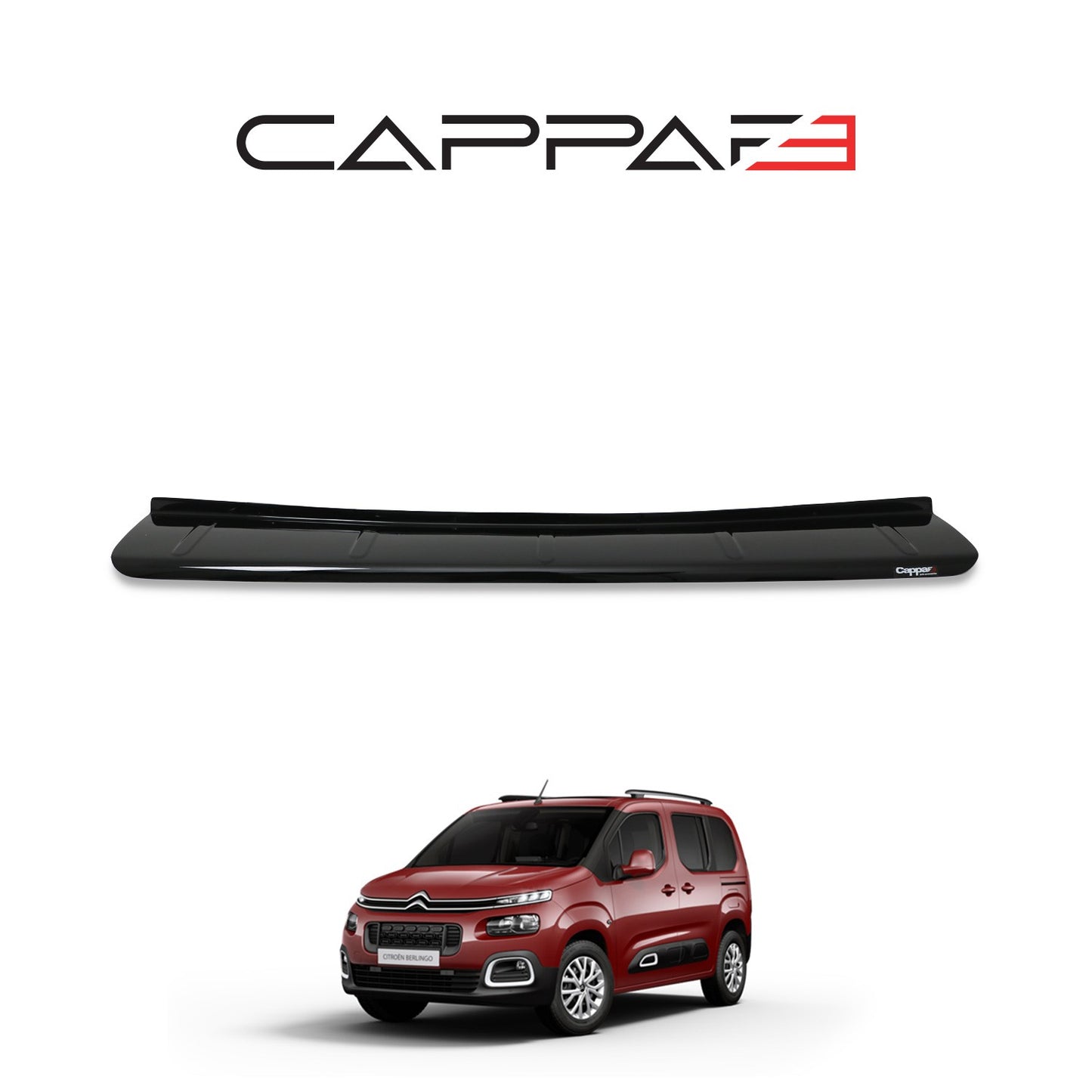 Citroen Berlingo 2019- Yılı ve Sonrası Uyumlu Arka Tampon Eşiği Parlak