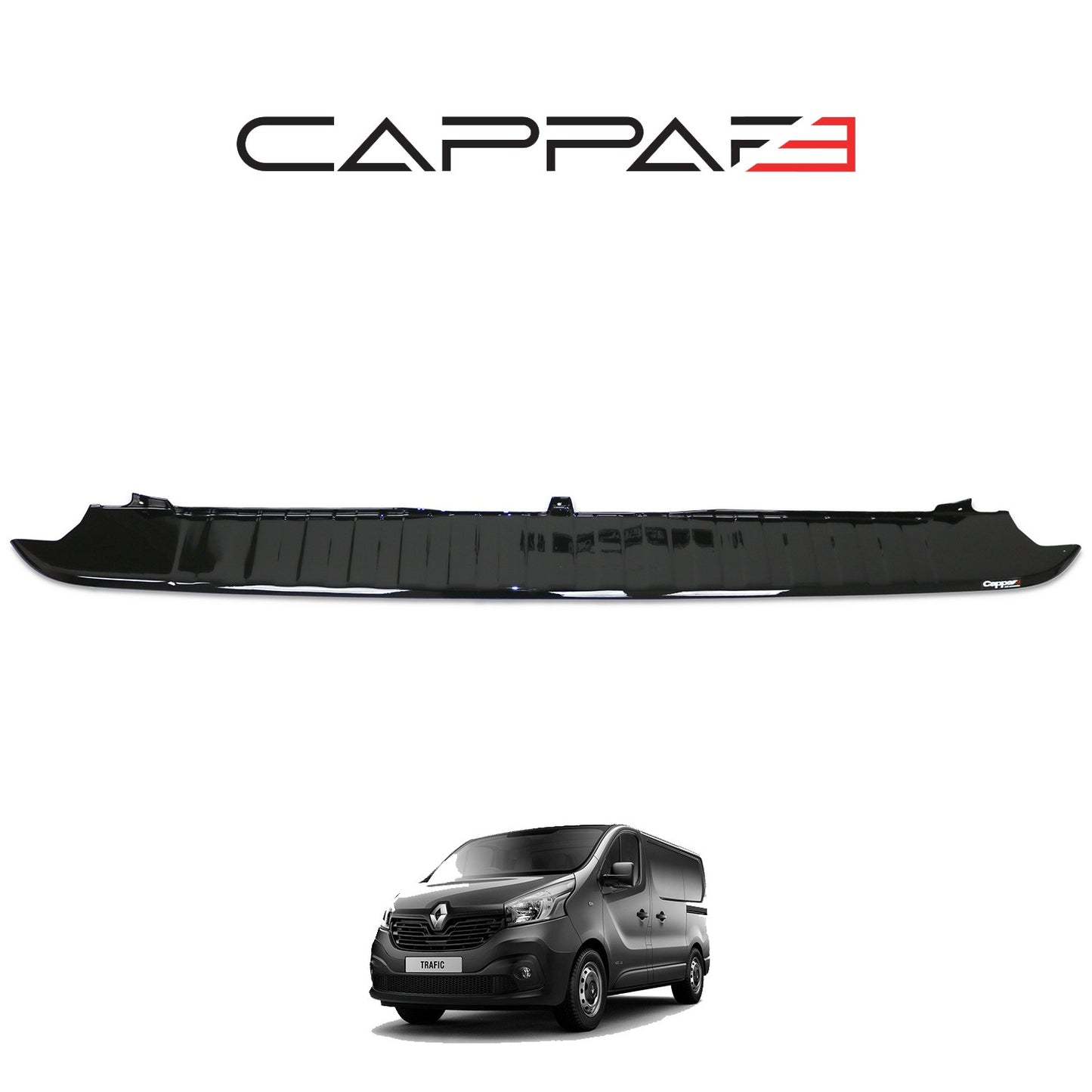 Renault Trafic 2014-2019 Yıl Aralığı Uyumlu Arka Tampon Eşiği Parlak