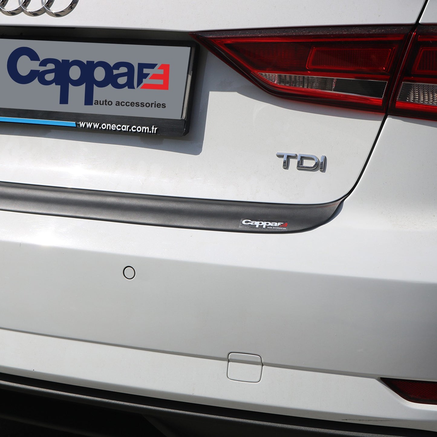 Audi A3 Sedan 2016-2020 Arka Tampon Eşiği Mat