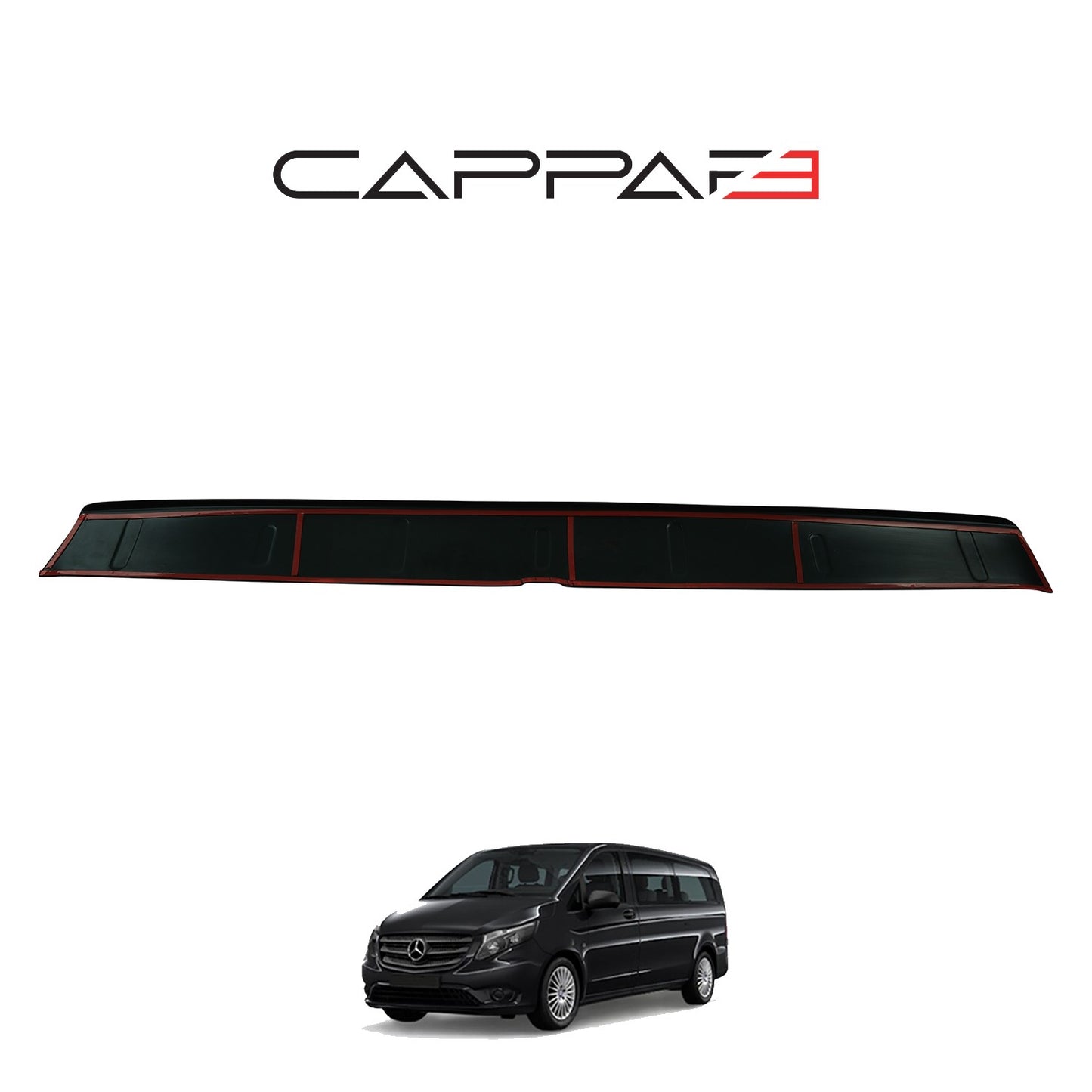Mercedes Vito 2015-2020 Yıl Aralığı Uyumlu Arka Tampon Eşiği Mat
