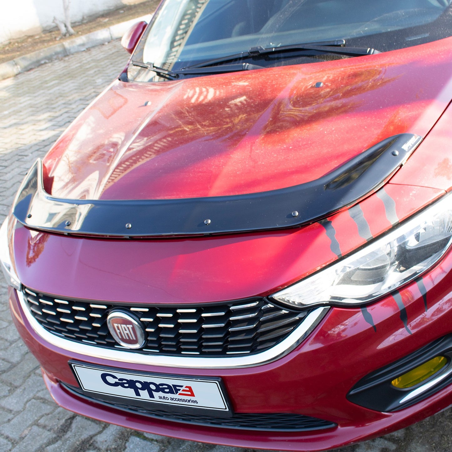 Fiat Egea 2015- Yılı ve Sonrası Uyumlu Kaput Rüzgarlığı 3mm