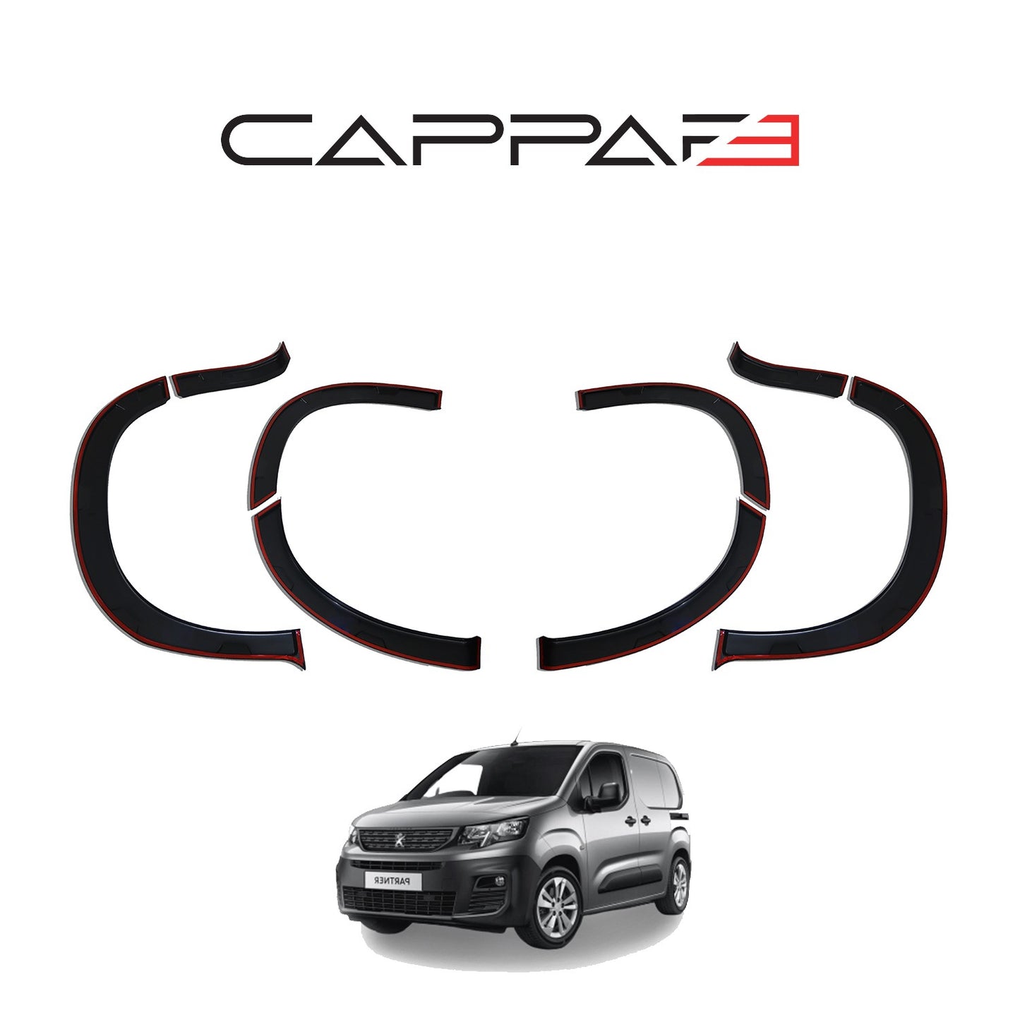 Peugeot Partner Tepee 2019 Yılı Ve Sonrası Uyumlu 8 Parça Dodik Set