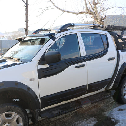 Mitsubishi L200 2007-2015 Yıl Aralığı Uyumlu Yarasa Kapı Kaplama 4 Parça
