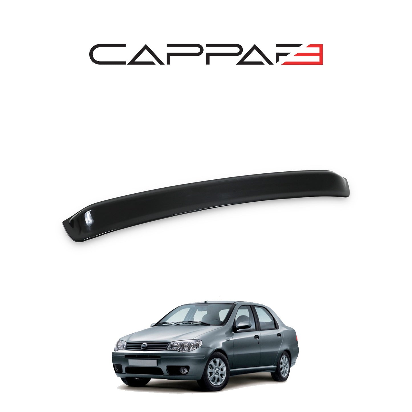 Fiat Albea 2005-2012 Yıl Aralığı Uyumlu Arka Cam Spoyler